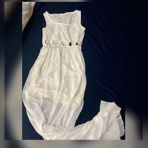 Off white/cream color summer dress 👗
